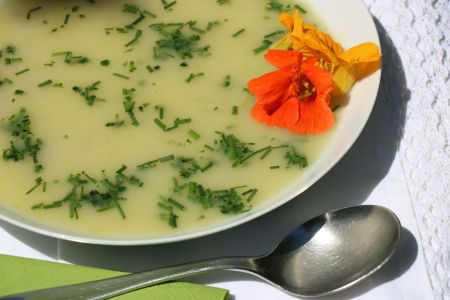 Lauchcremesuppe